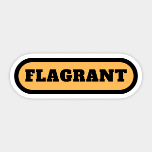 Flagrant Foul Sticker